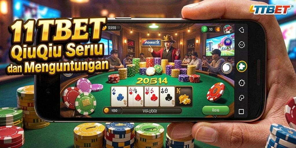 Tampilan gameplay QiuQiu yang menarik dan dinamis.