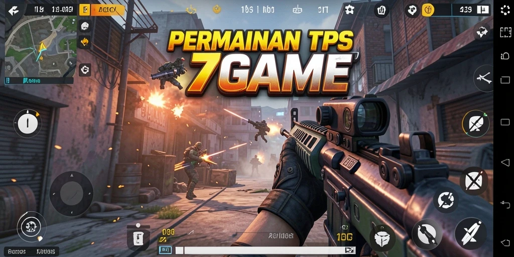 Screenshot utama dari gameplay TPS 7GAME yang seru dan menegangkan.