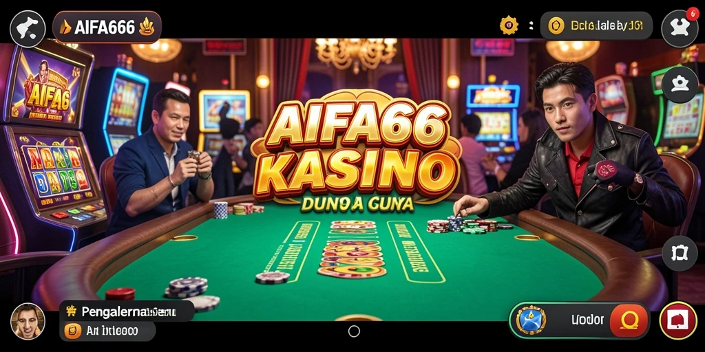 Screenshot utama AIFA66 menunjukkan gameplay Kasino yang menarik dan mendebarkan.
