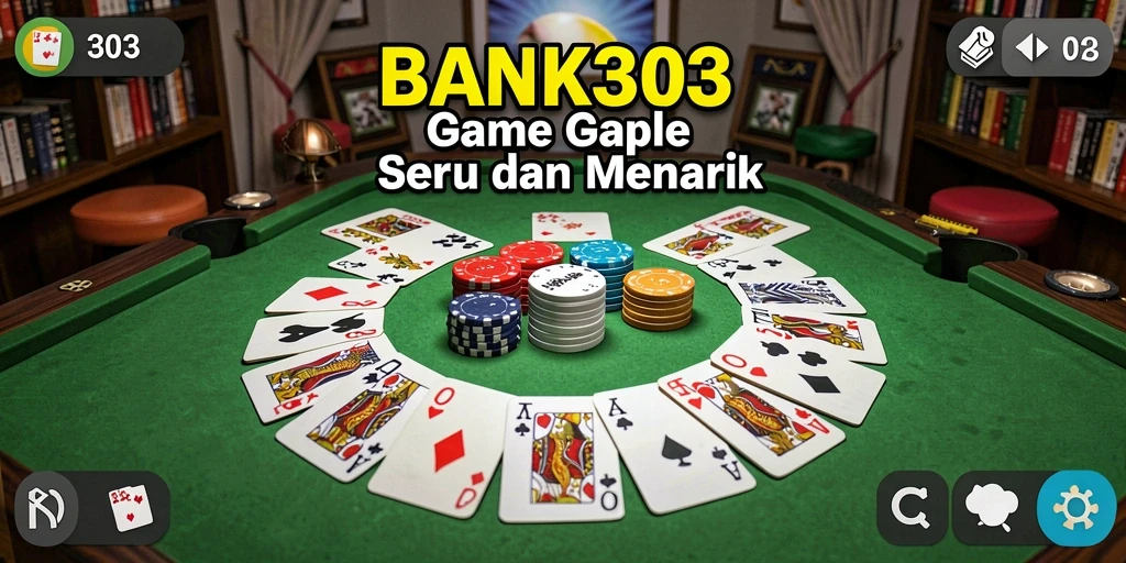 Tampilan gameplay Gaple yang menarik dan interaktif.