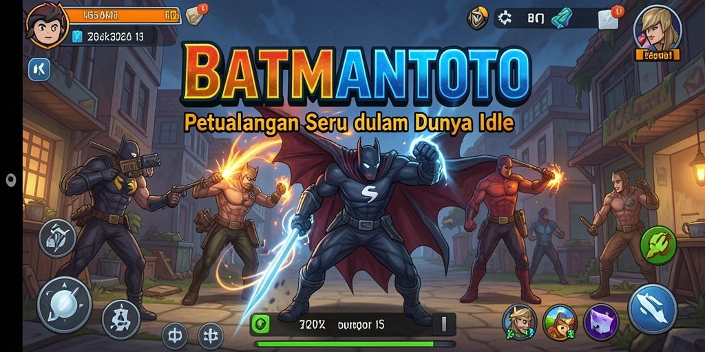 Tampilan gameplay seru di BATMANTOTO yang menunjukkan karakter meraih kemenangan.