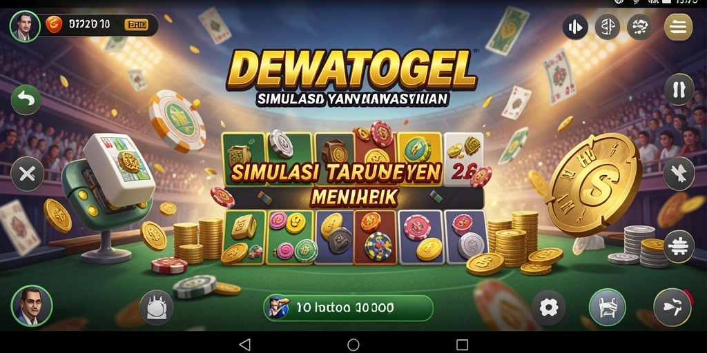 Tampilan gameplay DEWATOGEL yang menarik dan interaktif.