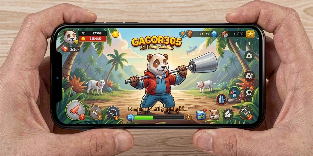 Tampilan menarik dari gameplay GACOR305 yang santai.