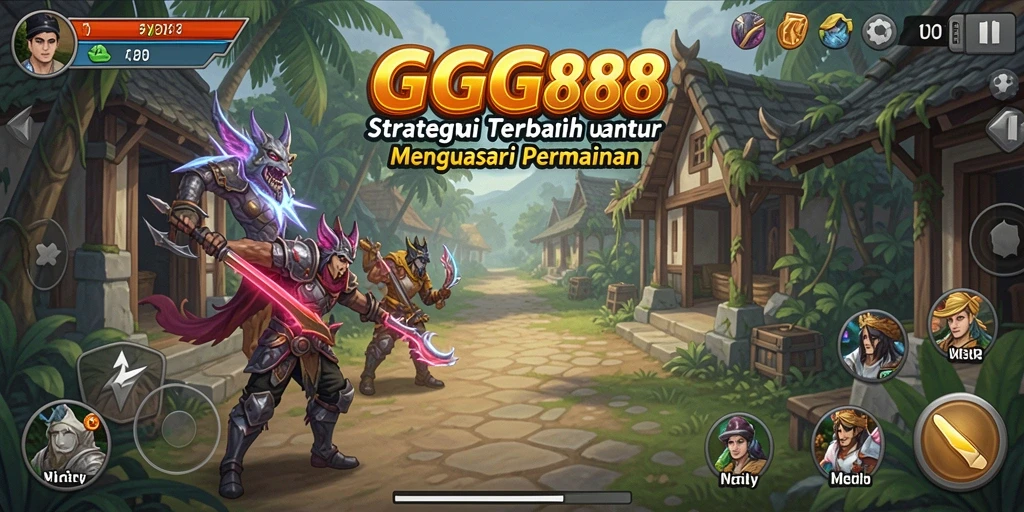 Tampilan gameplay menarik GGG888 dengan elemen strategi yang mendalam.