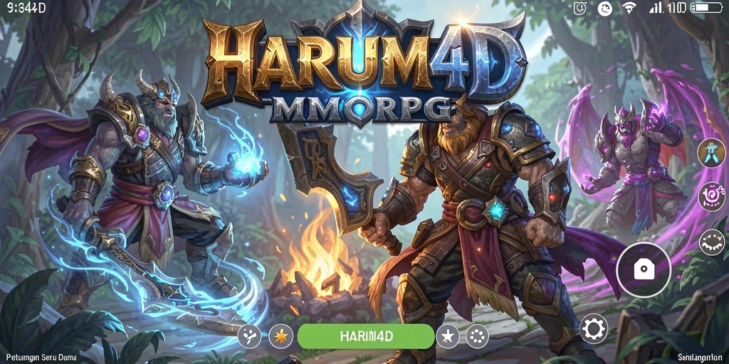 Tampilan gameplay yang menarik dan penuh aksi di HARUM4D.