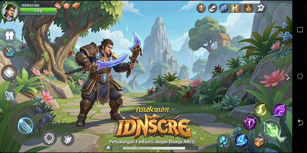Tampilan menakjubkan dari gameplay ARPG di IDNSCORE.