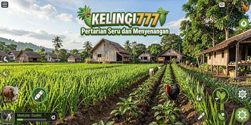 Screenshot KELINCI777 menampilkan dunia pertanian yang menakjubkan dan gameplay yang menarik.