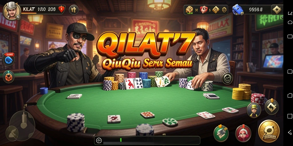 Screenshot gameplay KILAT77 yang seru dalam permainan QiuQiu.