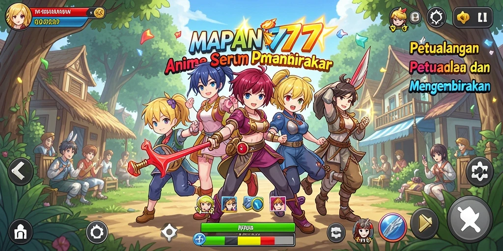 Tampilan gameplay seru dan menawan dari MAPAN777