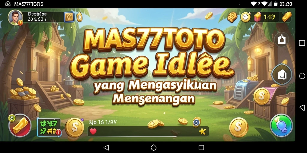Screenshot gameplay MAS77TOTO yang menunjukkan keseruan permainan Idle.