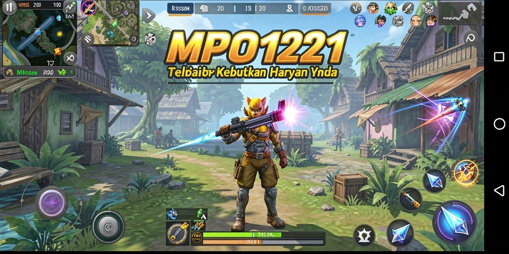 Tampilan antarmuka MPO1221 yang sederhana dan intuitif untuk pengguna.