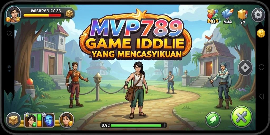 Screenshot utama MVP789 menampilkan gameplay Idle yang mengasyikkan.