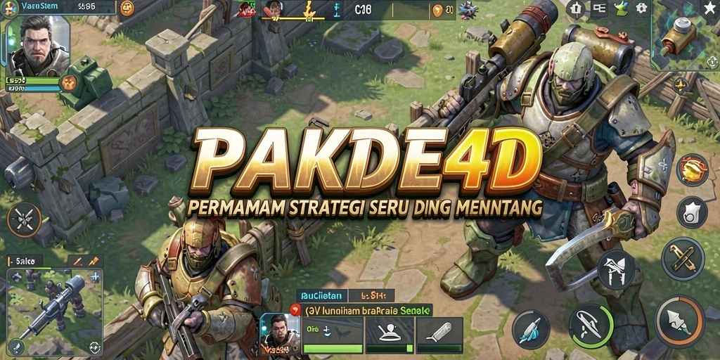 Tampilan gameplay seru PAKDE4D dengan strategi kompleks.