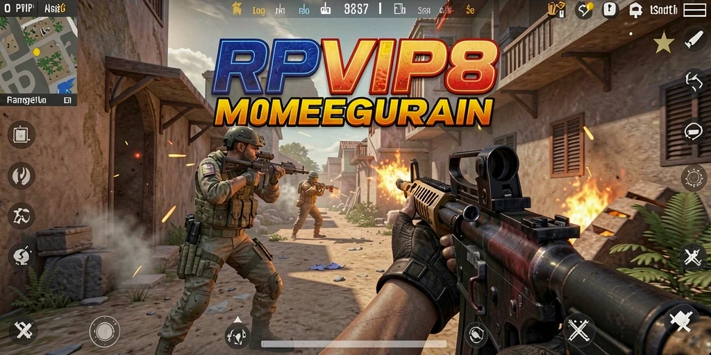 Gameplay seru dan intens dalam RPVIP8, tampilan pertarungan yang mendebarkan.
