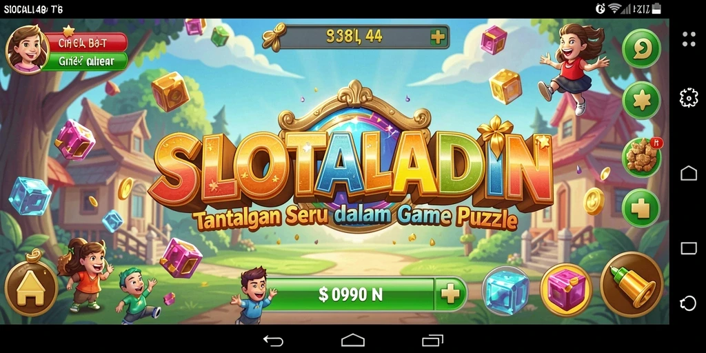 Tampilan permainan SLOTALADIN yang menantang dan menarik.