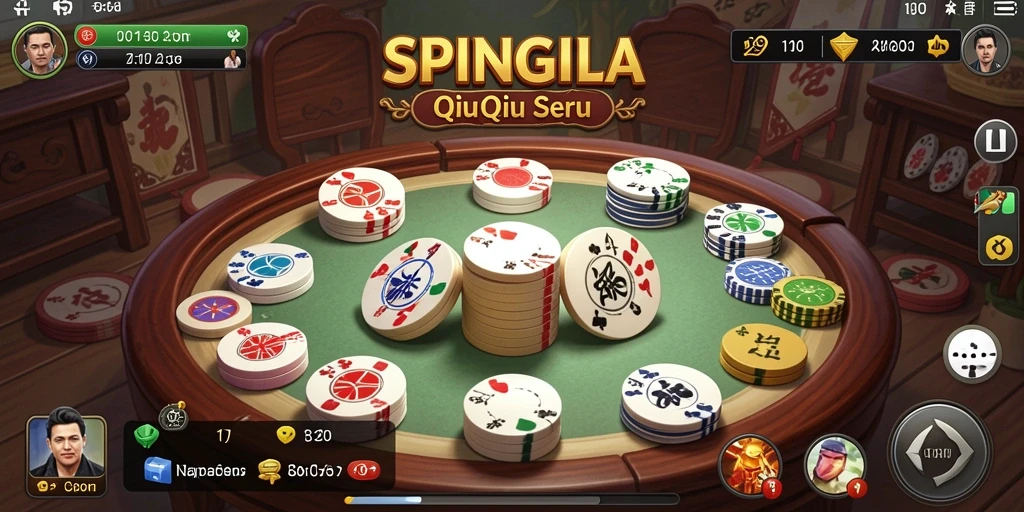 Tampilan gameplay SPINGILA yang menegangkan dan seru.