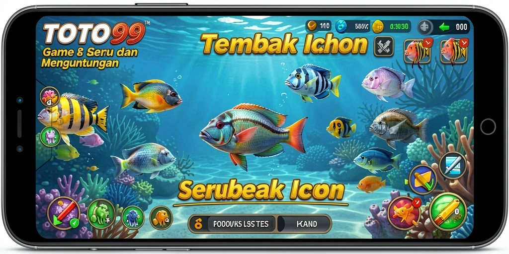 Gameplay seru menembak ikan di TOTO99 yang penuh warna.