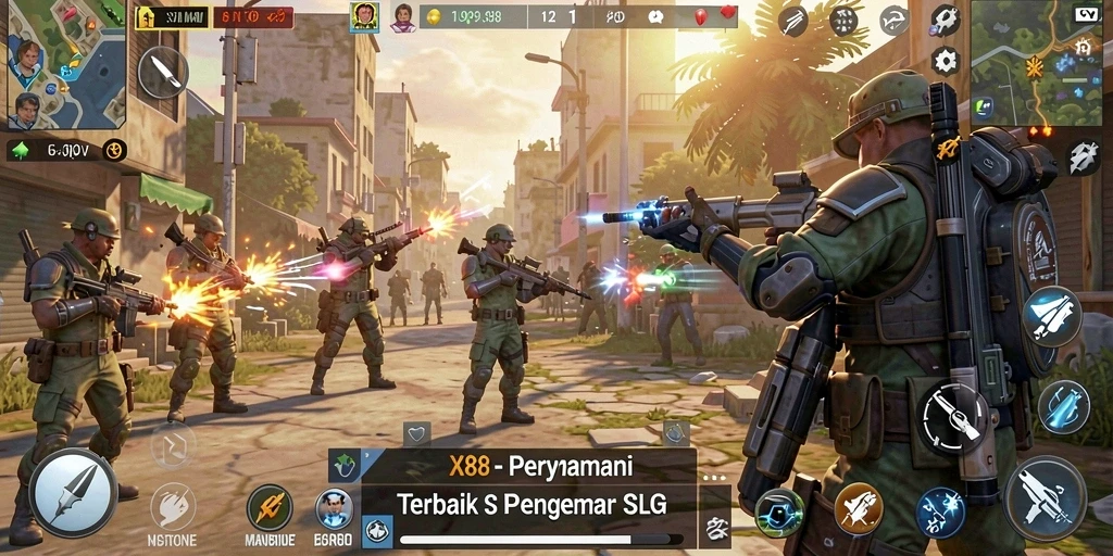 Tampilan gameplay X88 yang menawan dan penuh strategi.