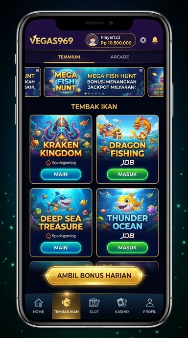Halaman kategori aplikasi di vegas969 yang mudah dinavigasi.